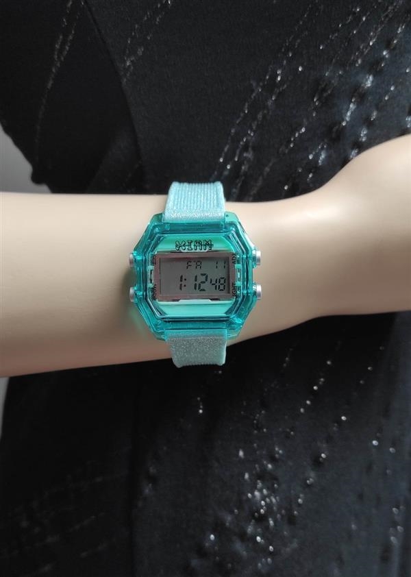Xiam Iamthewatch Orologio Digitale Donna Da Polso Cinturino Glitter Verde IAM 019 IAM 217 Gioiellivarlotta